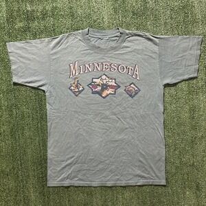 Vintage 1995 nature print deer t-shirt Mens Size Large